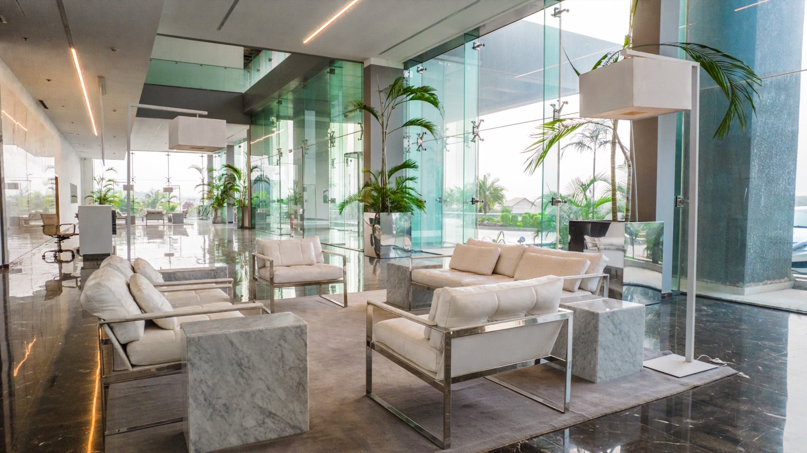 WTC Abuja office lobby and reception, Constitution Avenue